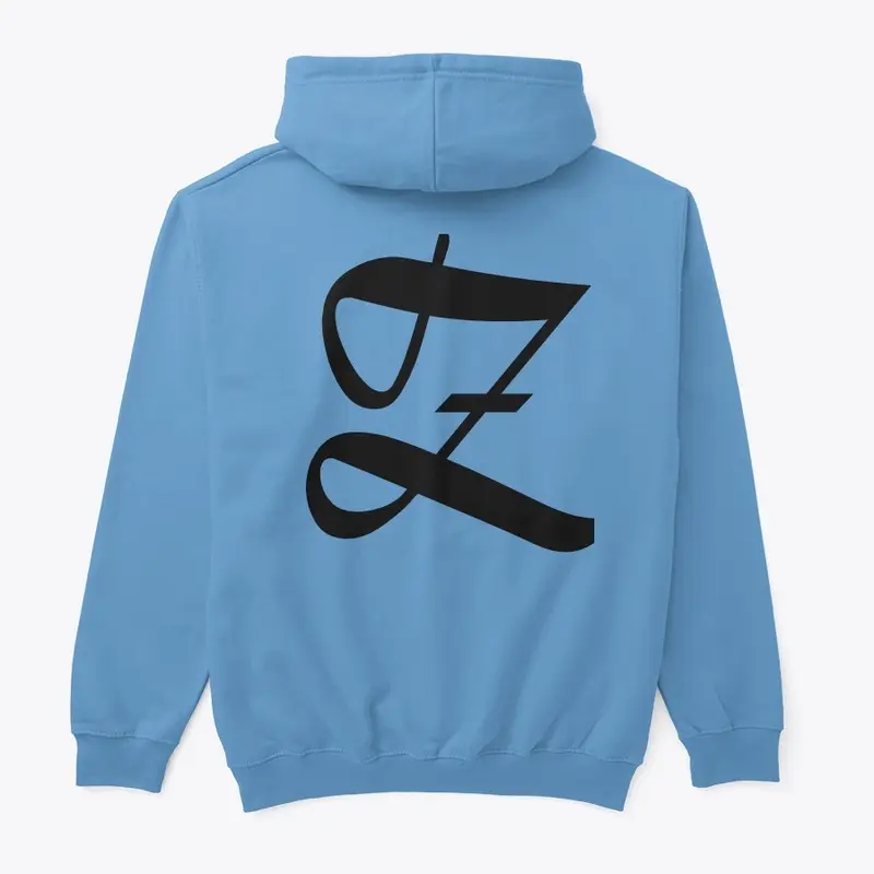 Blue hoodie